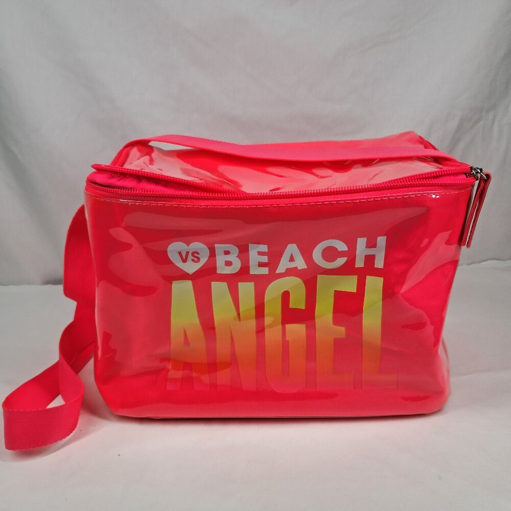 Victoria’s Secret Neon Hot Pink “Beach Angel” Lunch Box Tote Cooler
